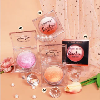 Phấn Má Hồng Sivanna Colors Rainbow Baked Blush HF370 12g