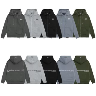 Áo khoác thêu dây kéo Hoodie Zip Nowwear Local Brand Unisex, chất Nỉ Bông cotton form oversize , bo vải , rộng mũ 2 lớp