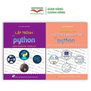 Combo 2 sách Lập trình với Python cơ bản và nâng cao