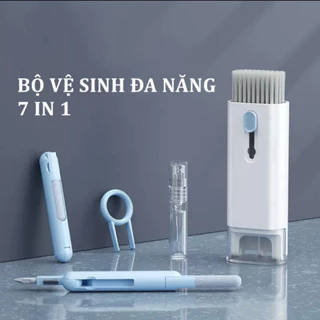 Bộ Dụng Cụ Vệ Sinh Máy tính - Laptop - Bàn Phím - Tai Nghe Airpod 7 in 1 Đa Năng Nhỏ gọn Tiện lợi