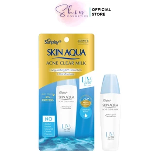 Sữa chống nắng dưỡng da ngừa mụn Sunplay Skin Aqua Acne Clear SPF 50, PA++++ 25g