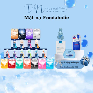 Mặt Nạ Giấy Hàn Quốc Foodaholic Dưỡng Ẩm, Trắng Sáng Da, Chống Lão Hoá, Giảm Mụn Essential Mask 23ml