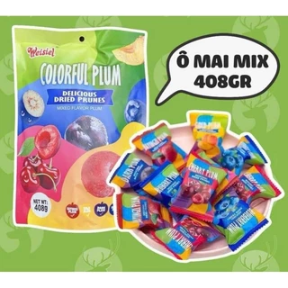 Ô mai xí muội mix nhiều loại trái cây Plum Weisiel 408g