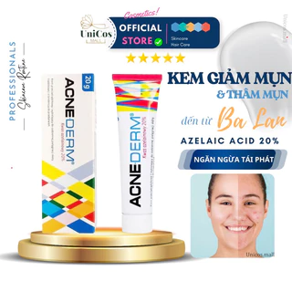 Kem Giảm Mụn & Thâm Mụn Ba Lan Acne Derm Kwas Axit Azelaic 20g Acnederm - An Toàn Cho Bà Bầu & Tuổi Dậy Thì