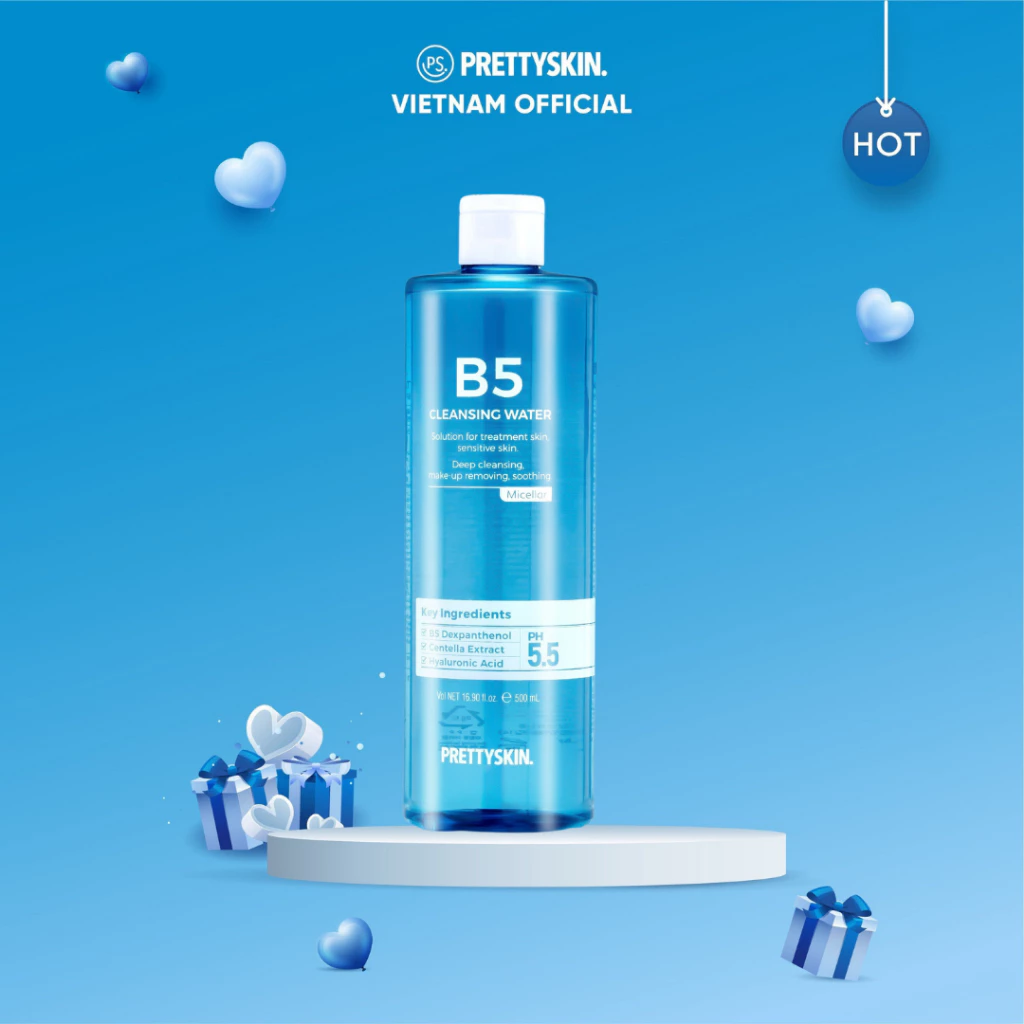 Nước tẩy trang B5 Prettyskin 500ml