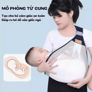 Địu Lưới Thoáng Khí, Địu Võng Đa Năng An Toàn Cho Bé