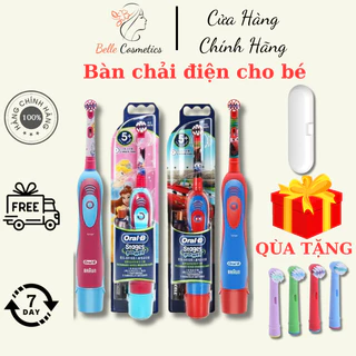 Bàn chải điện cho bé Oral-B Stages Power - Sử dụng pin AA thay thế được dành cho trẻ em trên 3 tuổi / Belle Cosmetics