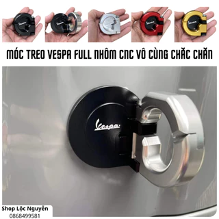 Móc treo đồ full nhôm cnc hàng cấp lắp được mọi dòng xe vespa loại này 2 lổ nha ae nên rất chất chịu lực tầm 10kg