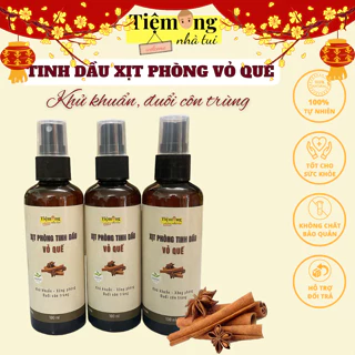 Bình xịt phòng tinh dầu hương quế Tiệm Ông Nhà Tui khử mùi khử khuẩn đuổi côn trùng sản xuất thủ công an toàn