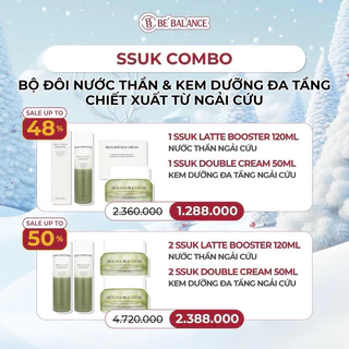 Combo Dưỡng da đa tầng Ngải cứu Bebalance SSuk Line - hanabeauty88