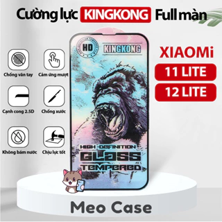 Kính cường lực Xiaomi Mi 11, Mi 12 lite 5G, Kingkong full màn thế hệ mới, Miếng dán bảo vệ màn hình điện thoại