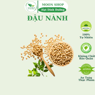 Hạt Đậu Lành Sống Làm Sữa - Ăn Dặm Cho Bé. Túi hút chân không 100g/200g/500g - Moon Shop