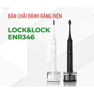 Bàn chải đánh răng điện Lock&Lock sạc không dây ENR346 ( có 3 đầu bàn chải đi cùng )