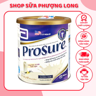 Sữa Bột Dành Cho Người Bị Ung Thư Prosure Abbott 380g Tăng Cường Sức Khỏe