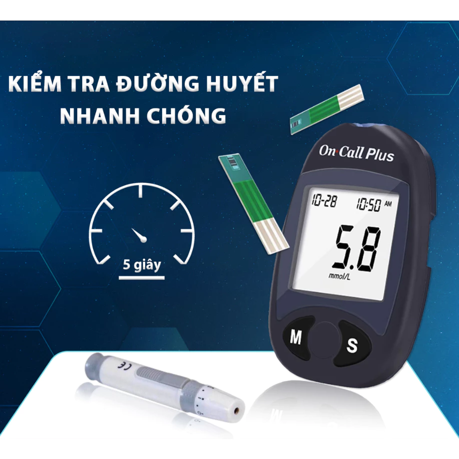 Máy đo đường huyết On Call Plus