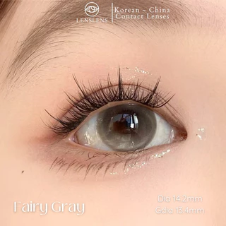 Lens Mắt Kính Áp Tròng Xám Ngọc Fairy Gray 14.2mm