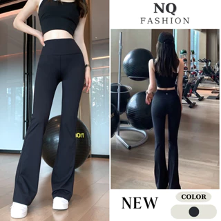 Quần Legging Quần Dài Nữ Ống Loe Nâng Mông Siêu Tôn Dáng Chất Umi Hàn Co Giãn 4 Chiều