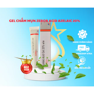 Gel Chấm Mụn Zebor Acid Azelaic 20% Ấn Độ Chống lão Hóa Sáng Da Dưỡng Trắng | minhchauskicare