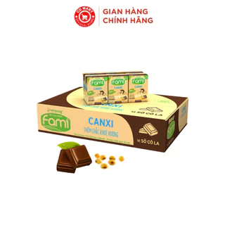 Thùng 36 hộp sữa đậu nành Fami Canxi (36 hộp x 200ml)