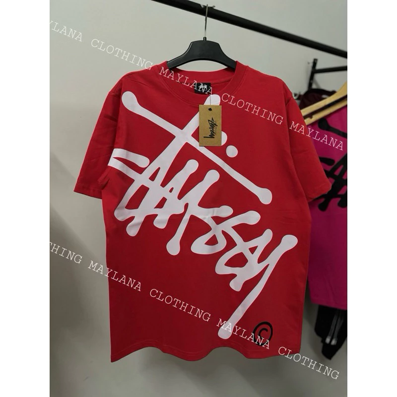 Áo thun STUSSY biglogo cao cấp 100% cotton 2 chiều co dãn - Full bọc tag