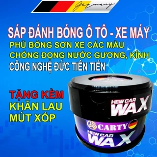 Sáp Đánh Bóng Ô tô, Xe Máy- Phủ Bóng Ô Nano Wax - Đánh Bóng Sơn Xe Chống Bám Bẩn, Hạn Chế Đọng Nước Gương Kính - Duhali