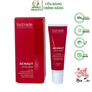 Kem Mụn nào tốt, Kem Chấm Mụn Karmel bio trade ac naut active cream minisize 5ml và 15ml- Hàng Chính hãng