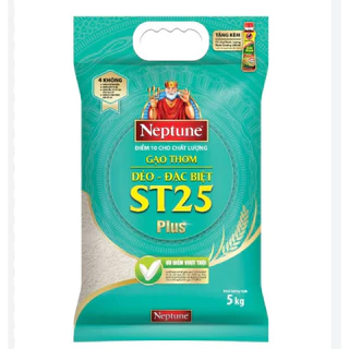 Gạo thơm thượng hạng Neptune túi 5kg