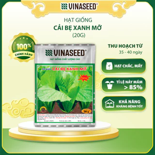 Hạt Giống Cải Bẹ Xanh Mỡ Vinaseed gói 20g