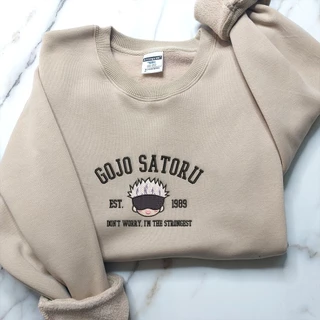 Áo thêu Jujutsu Kaisen, Áo thêu Gojo Satoru, Áo thêu Anime, Local Brand - Hàng Chuẩn Xuất Mỹ TEEMON Official Store