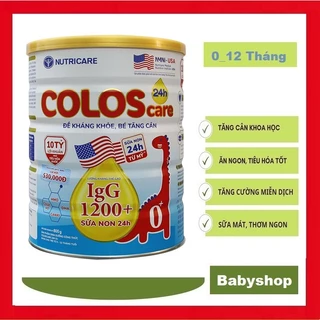 Sữa ColosCare 0+ 1200 igG 800g [Date 2026]