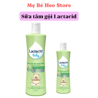 Sữa tắm gội trẻ em Lactacyd Milky 250ml, Lactacyd BB - Bảo vệ kép, sữa tắm rôm sảy, dưỡng da cho bé yêu