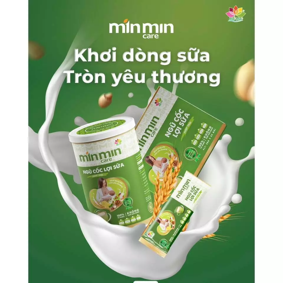 NGŨ CỐC DINH DƯỠNG MIN MIN 1KG [COMBO 2 HỘP] - NGŨ CỐC LỢI SỮA MINMIN