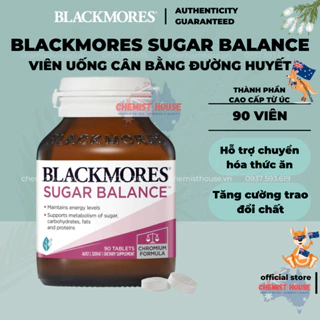 [Hàng Chuẩn ÚC] Blackmores Sugar Balance Metabolism - Viên uống cân bằng đường huyết 90 viên