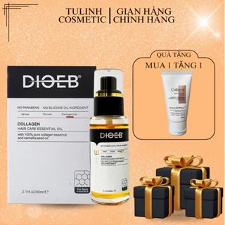 Tinh Dầu Dưỡng Tóc Collagen Dioeb 60ml | Hương thơm dịu nhẹ,Giúp tóc suôn mượt,mềm mại,chắc khoẻ