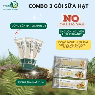 COMBO 3 Gói Sữa Hạt Dùng Thử