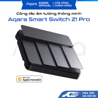 Công tắc thông minh Aqara Wall Switch Z1 Pro ZNQBKGLM bản quốc tế, Zigbee 3.0, tương thích Homekit