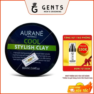 Sáp vuốt tóc nam Aurane Cool Stylish Clay 80g chính hãng