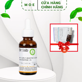 Tinh chất trắng sáng da BRLAB Niacinamide 2% - Br Early Booster Vitamin Ampoule cho da thâm sạm 30ml