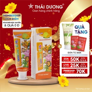 Kem đánh răng trẻ em Valentine Kiddy 100g, dành cho trẻ từ 3 tuổi | Sao Thái Dương