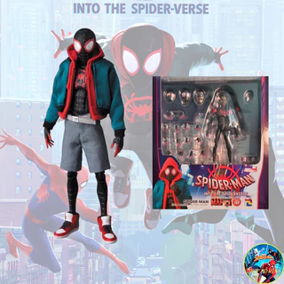 Mô Hình Nhân Vật Spider Man Miles Morales MAFEX NO.107 Into the Spider-Verse