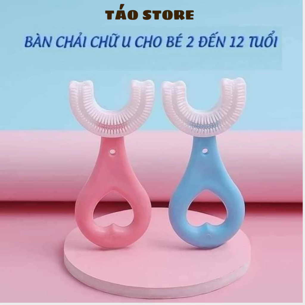 [BC01 ] Bàn Chải U Chất Liệu Silicon Dành Cho Các Bé Tập Đánh Răng