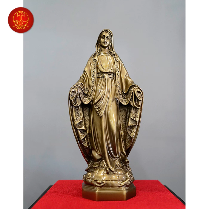 Tượng Đức Mẹ Maria Ban Ơn - cao 30 cm - Vật Phẩm Công Giáo Gratia - Tượng Công Giáo - Tượng đồng