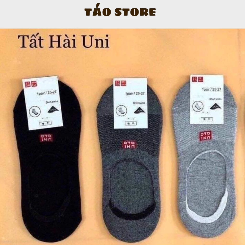 Hài Uni- Combo 10 Đôi tấ Vớ Hài Nam Chống Tụt Size To [T16 ]