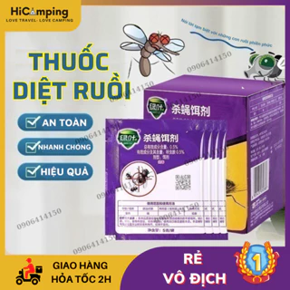 ( 5 gói) Thuốc Diệt Ruồi Sinh Học Diêt Ruồi Nhanh gói 5g