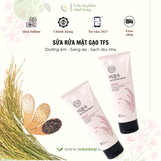 Sữa Rửa Mặt Gạo Sáng Da The Face Shop Rice Water Bright Facial Foaming Cleanser 150ml