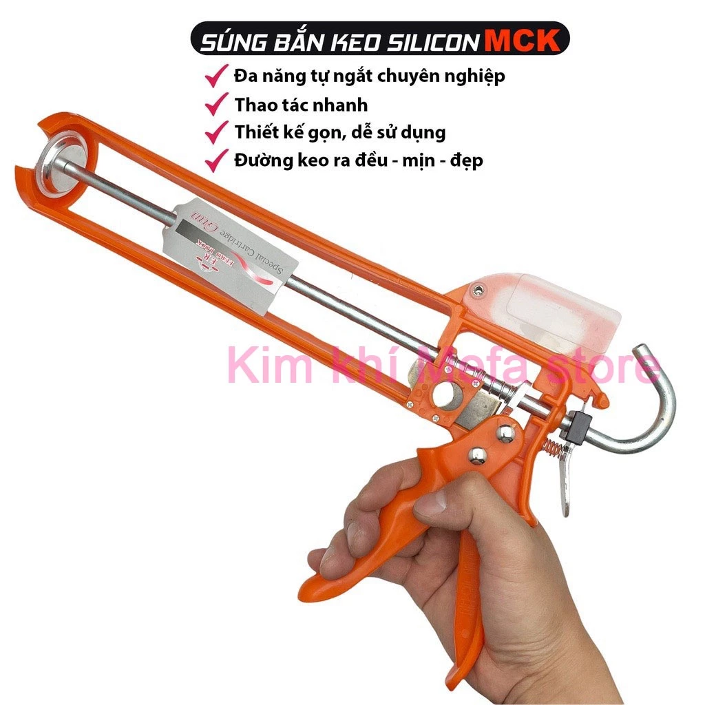 Súng bơm keo tự ngắt MCK, Gofurther, Bossman - Dụng cụ bắn keo có trợ lực,