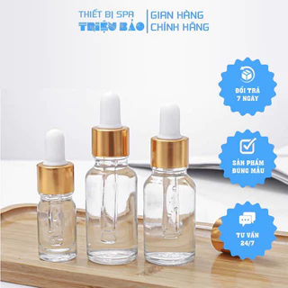 Lọ chiết serum 20ml nắp bóp - Chuẩn dung tích