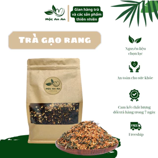 Trà gạo rang Mộc An An_ 500g Trà đen gạo rang sẵn _Pha trà, nấu trà sữa gạo lứt thơm ngon, tiện dụng, tốt cho sức khoẻ