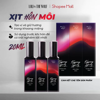 Xịt Thơm Miệng Kissing Spray Loli & The Wolf On Vị Kẹo Ngọt The Mát Hương Bạc Hà 20ml