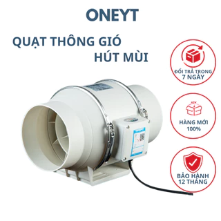 Quạt hút mùi đồng trục đường kính ống phi 95mm-200mm, công suất 35W-160W, với nhiều lựa chọn đặt mua